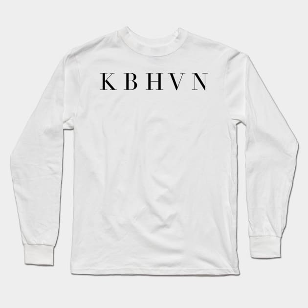 KBHVN - Copenhagen Long Sleeve T-Shirt by mivpiv